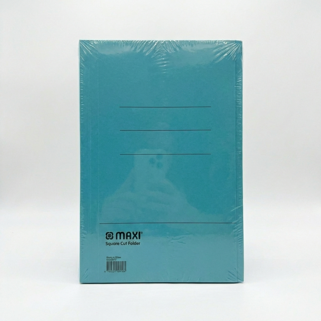 Maxi Square Cut Folder, F/S, 300 GSM, Assorted Colours