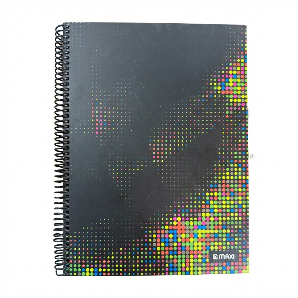 Maxi Multiclass Cover, Spiral Notebook, A4 Size, 20 Sheets