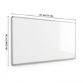 Maxi Single Sided Magnetic White Board, 90 cm x 180 cm