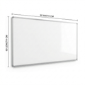 Maxi Single Sided Magnetic White Board, 60 cm x 90 cm