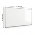 Maxi Single Sided Magnetic White Board, 45 cm x 60 cm