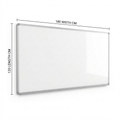 Maxi Single Sided Magnetic White Board, 120 cm x 180 cm