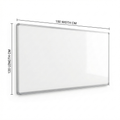 Maxi Single Sided Magnetic White Board, 120 cm x 150 cm