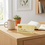 3M Post-It Sticky Notes, 1.5"X2", 1200 Sheets, Classic Yellow